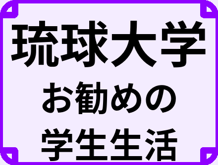 琉球大学の大学生のうちにやっておくべきこと